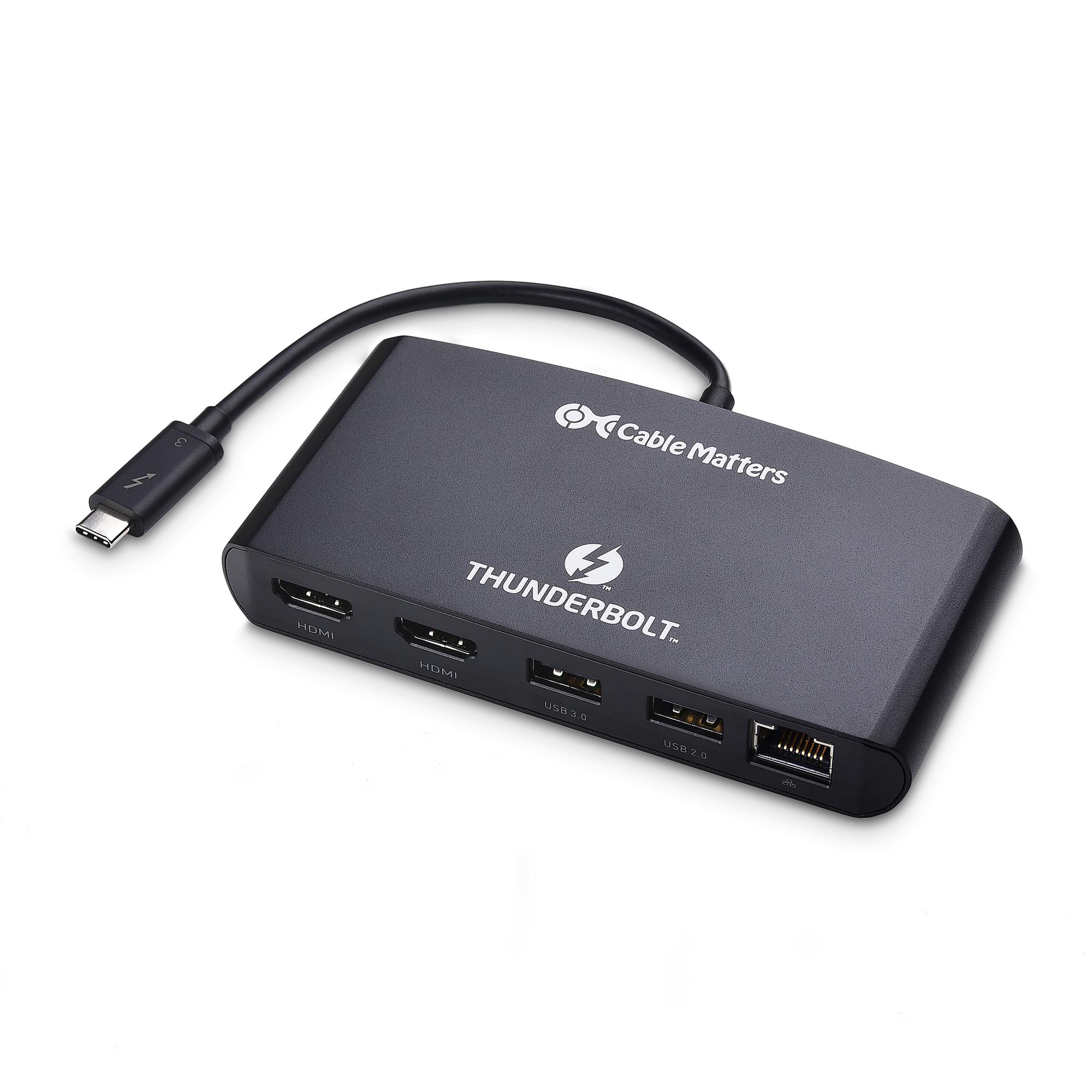 Thunderbolt™ 3 to Dual HDMI Display Adapter - Home and Business Networking  Equipment &Wireless Audio and Video Transmission Equipment 